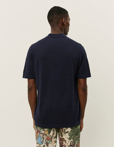LES DEUX EMMANUEL KNIT POLO